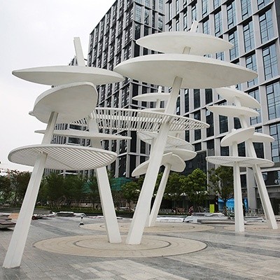不锈钢科技树雕塑