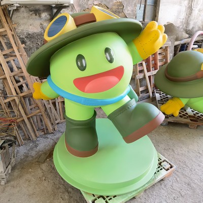 玻璃钢卡通雕塑创意艺术景观小品摆件