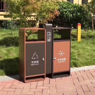 不锈钢烟灰分类垃圾桶