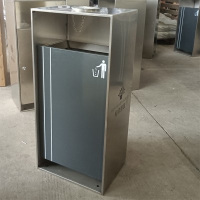 不锈钢户外环卫垃圾桶