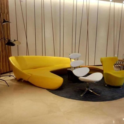 玻璃钢月亮沙发