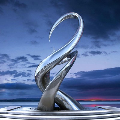 不锈钢嫩芽雕塑