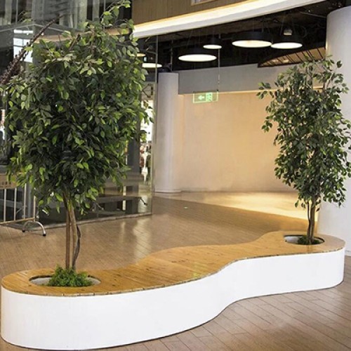 玻璃钢波浪树池 玻璃钢波浪树池