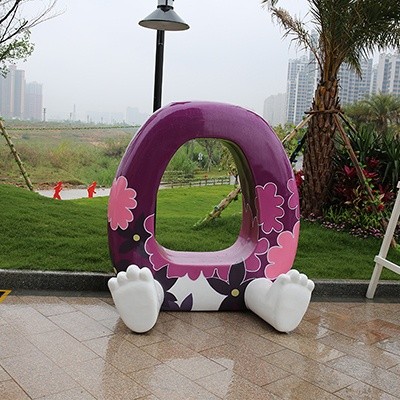 玻璃钢O型脚丫凳