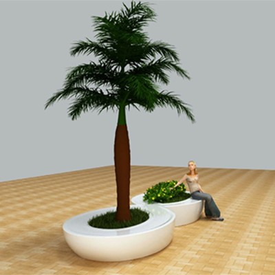 玻璃钢树池花池