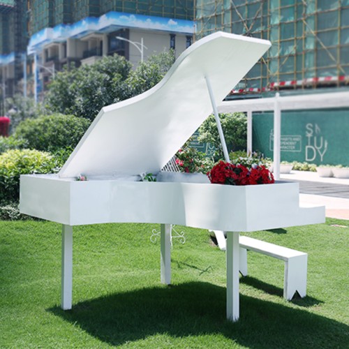 玻璃钢钢琴摆件 玻璃钢钢琴摆件