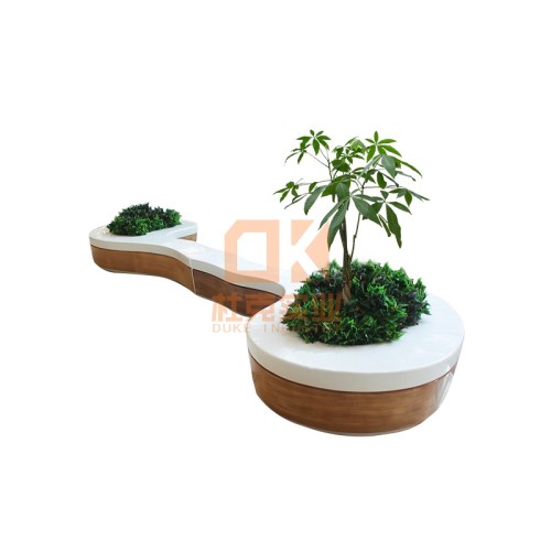 玻璃钢仿木纹座椅 玻璃钢仿木纹座椅