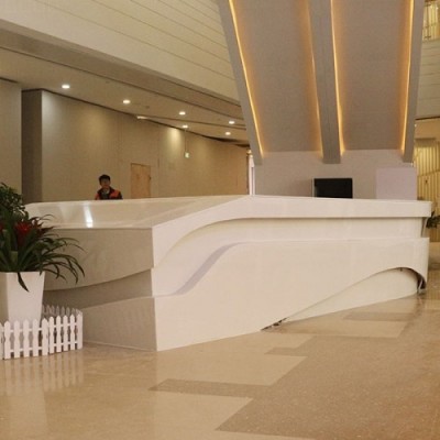 玻璃钢商场咨询前台