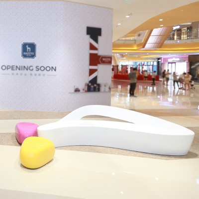 玻璃钢海豚座椅