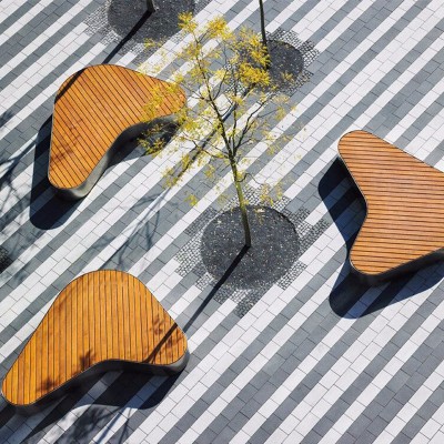 不锈钢腰果坐凳