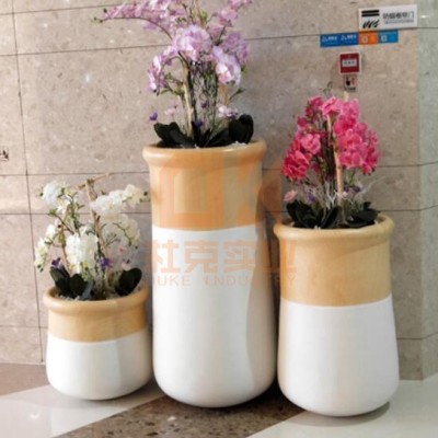 玻璃钢创意拼接花盆