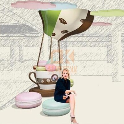 玻璃钢马卡龙座椅