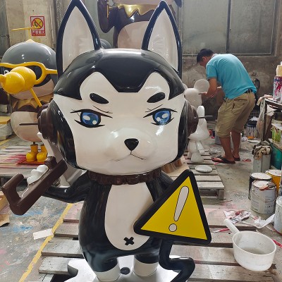 玻璃钢卡通雕塑艺术造型街区景观小品摆件