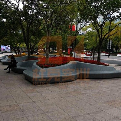 玻璃钢花型树池坐凳