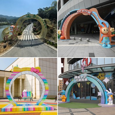 玻璃钢卡通门头造型雕塑艺术创意摆件