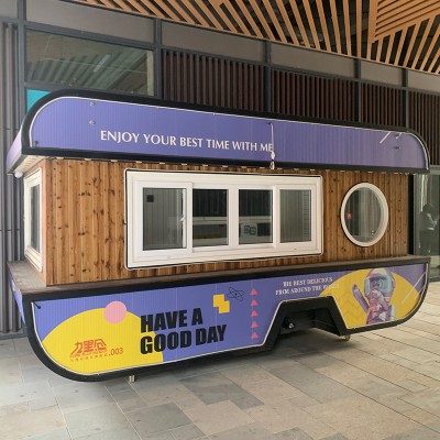 商业街网红餐车美陈街区摆摊车