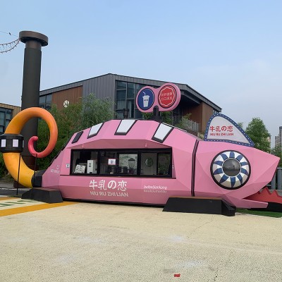 网红街区摆摊餐车商业广场摆摊车