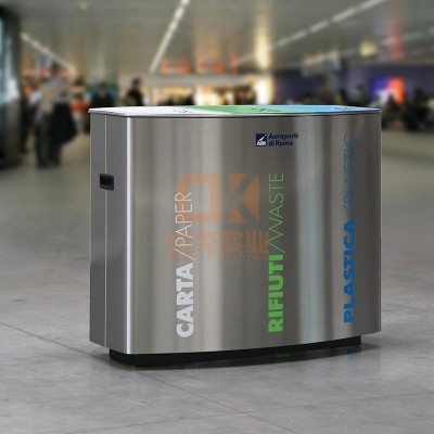 不锈钢创意垃圾桶