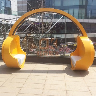玻璃钢创意耳机休闲椅