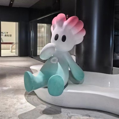 商场玻璃钢雕塑艺术造型美陈景观摆件
