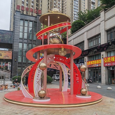 不锈钢雕塑大型婚礼策划售楼处景观摆件