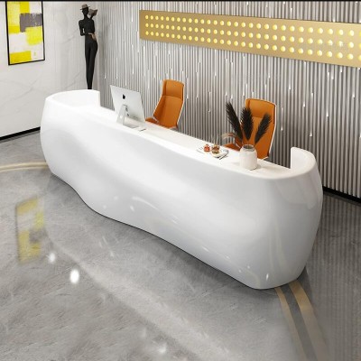 玻璃钢异形前台服务台艺术吧台