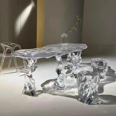 透明树脂造型坐凳异形艺术创意座椅