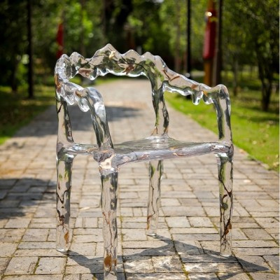 透明树脂异形景观坐凳创意艺术座椅