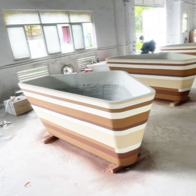 GRC混凝土花盆UHPC景观异形花箱