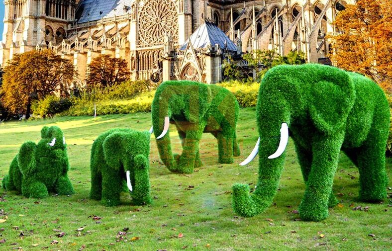 玻璃钢大象雕塑，这些大象雕塑你更喜欢哪种?