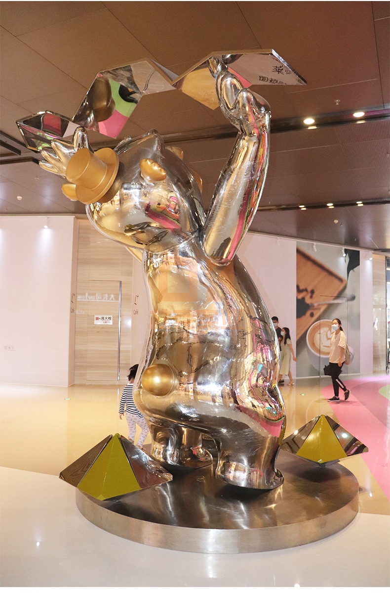 玻璃钢商场艺术造型熊雕塑