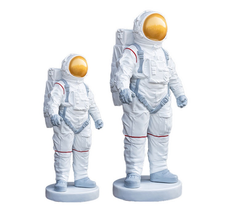 玻璃钢宇航员雕塑太空人物摆件