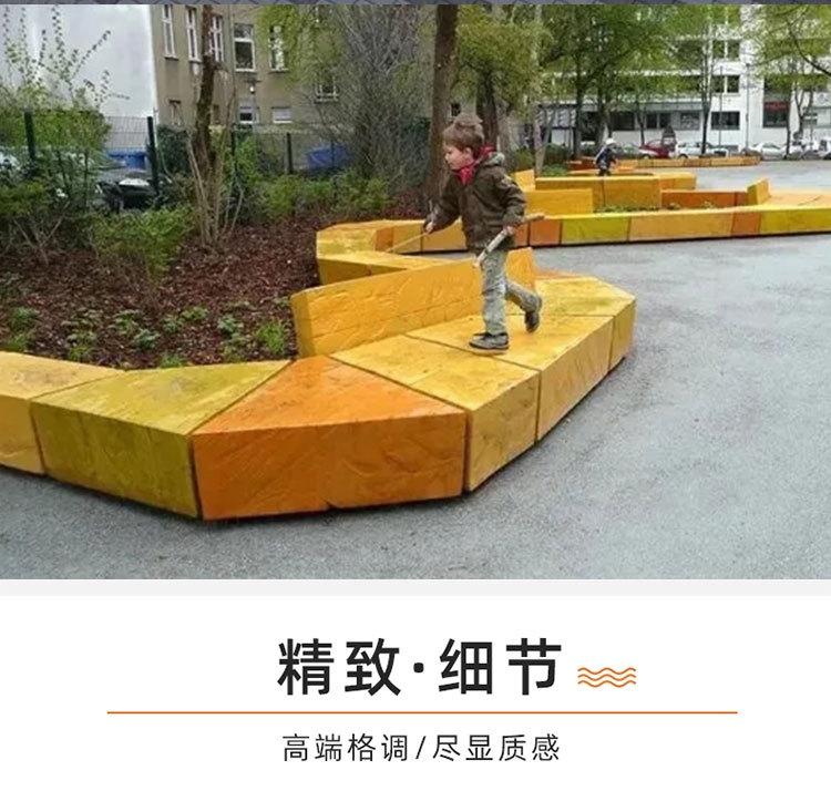 圆形GRC混凝土树池大型户外花坛花池 圆形GRC混凝土树池大型户外花坛花池
