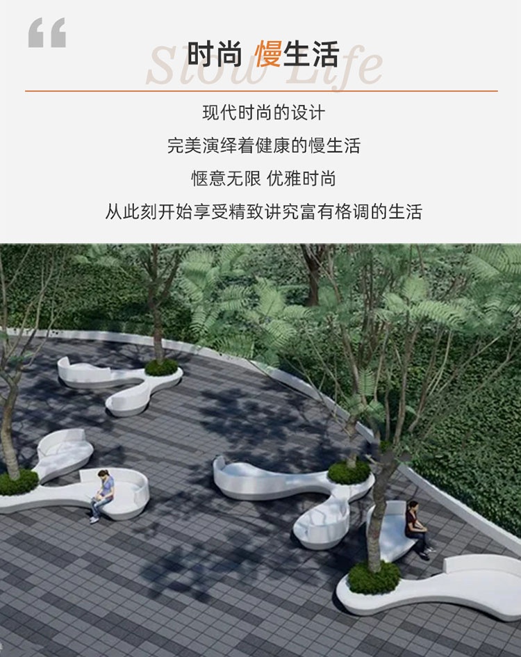 圆形GRC混凝土树池大型户外花坛花池 圆形GRC混凝土树池大型户外花坛花池