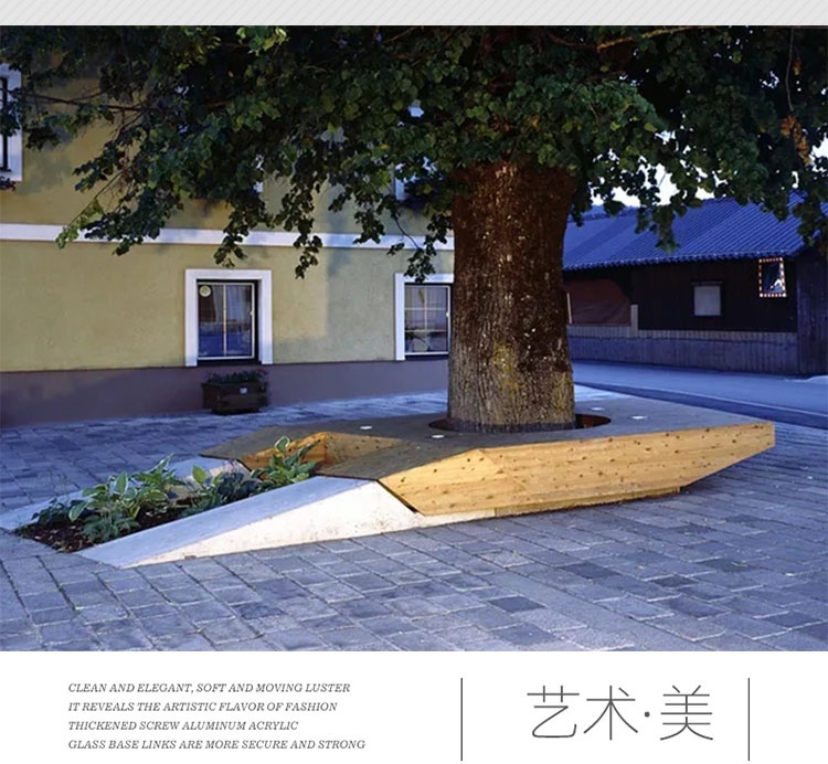圆形GRC混凝土树池大型户外花坛花池 圆形GRC混凝土树池大型户外花坛花池