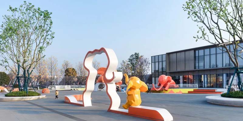 玻璃钢大象雕塑、小象摆件,景观艺术美陈形象! 玻璃钢大象雕塑、小象摆件,景观艺术美陈形象!