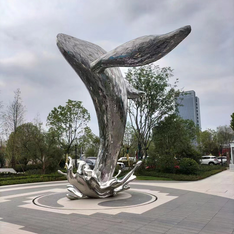 海洋系列玻璃钢雕塑鲸鱼章鱼大龙虾海豚动物雕塑摆件