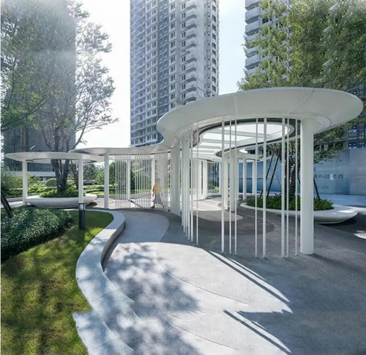 不锈钢景观廊架异形公园广场大型凉亭雕塑小品 不锈钢景观廊架异形公园广场大型凉亭雕塑小品