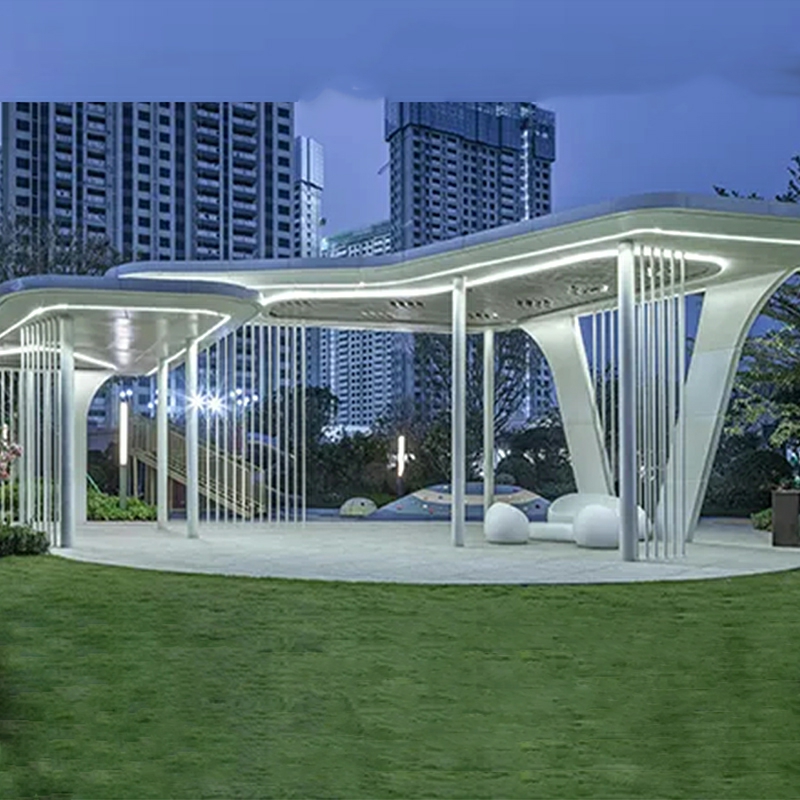 不锈钢景观廊架异形公园广场大型凉亭雕塑小品 不锈钢景观廊架异形公园广场大型凉亭雕塑小品