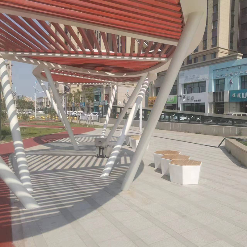 不锈钢户外异形廊架景观雕塑小品 不锈钢户外异形廊架景观雕塑小品