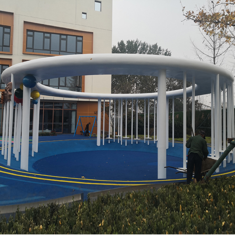不锈钢圆环廊架金属景观凉亭雕塑 不锈钢圆环廊架金属景观凉亭雕塑