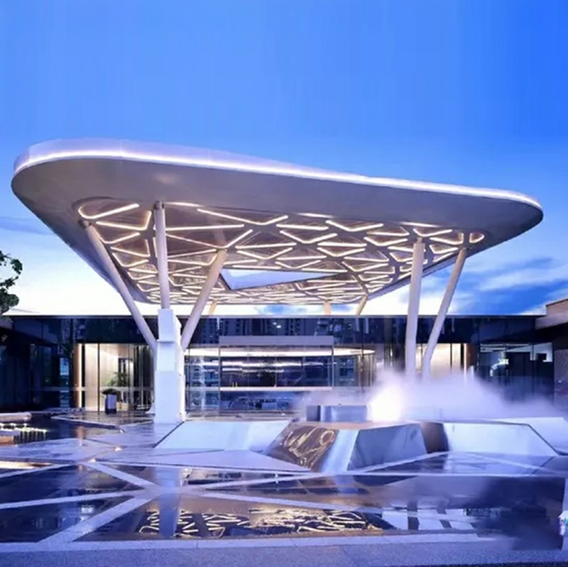 不锈钢景观廊架异形公园广场大型凉亭雕塑小品 不锈钢景观廊架异形公园广场大型凉亭雕塑小品