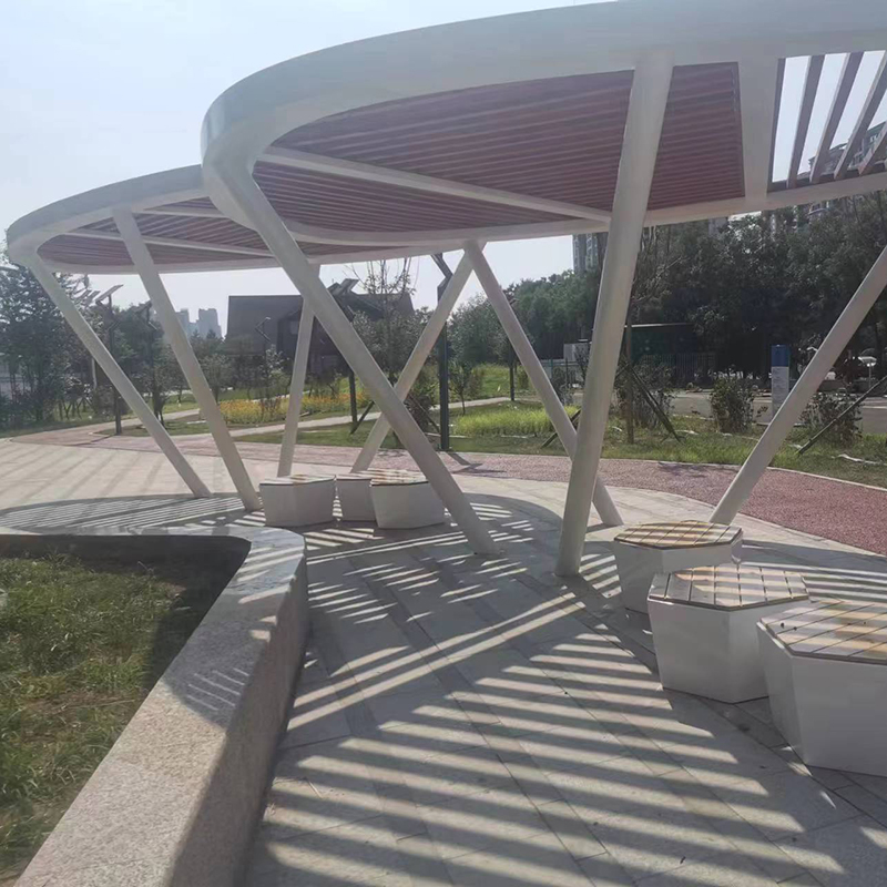 不锈钢户外异形廊架景观雕塑小品 不锈钢户外异形廊架景观雕塑小品
