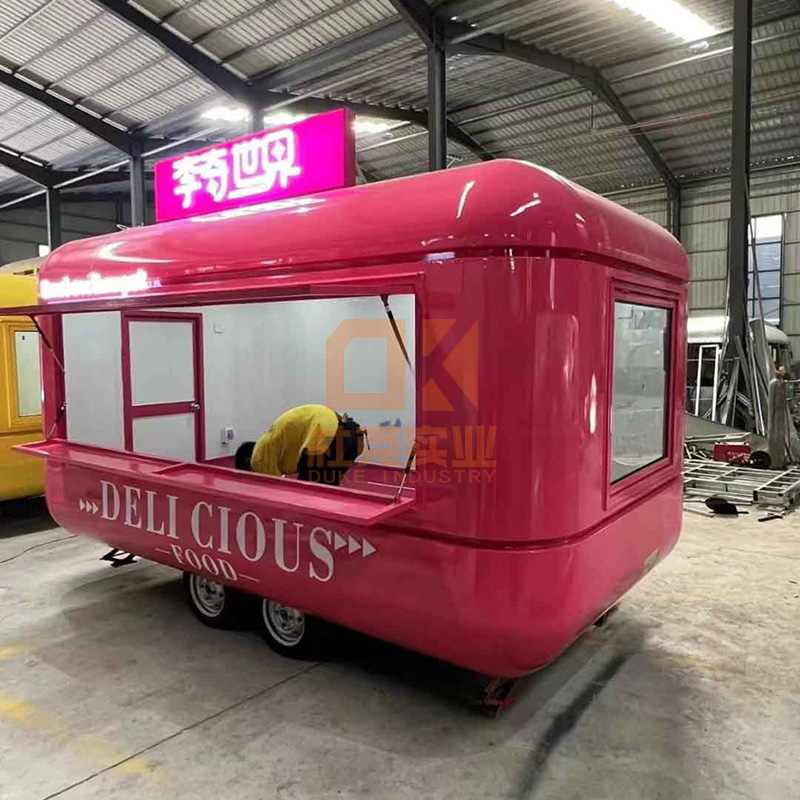 网红街景餐车户外艺术摆摊小吃车 网红街景餐车户外艺术摆摊小吃车