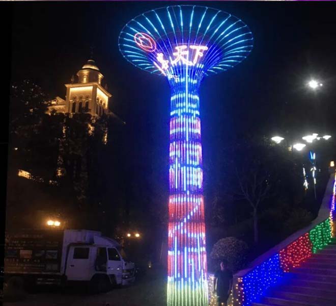 网红互动美陈梦幻发光树雕塑摆件 网红互动美陈梦幻发光树雕塑摆件
