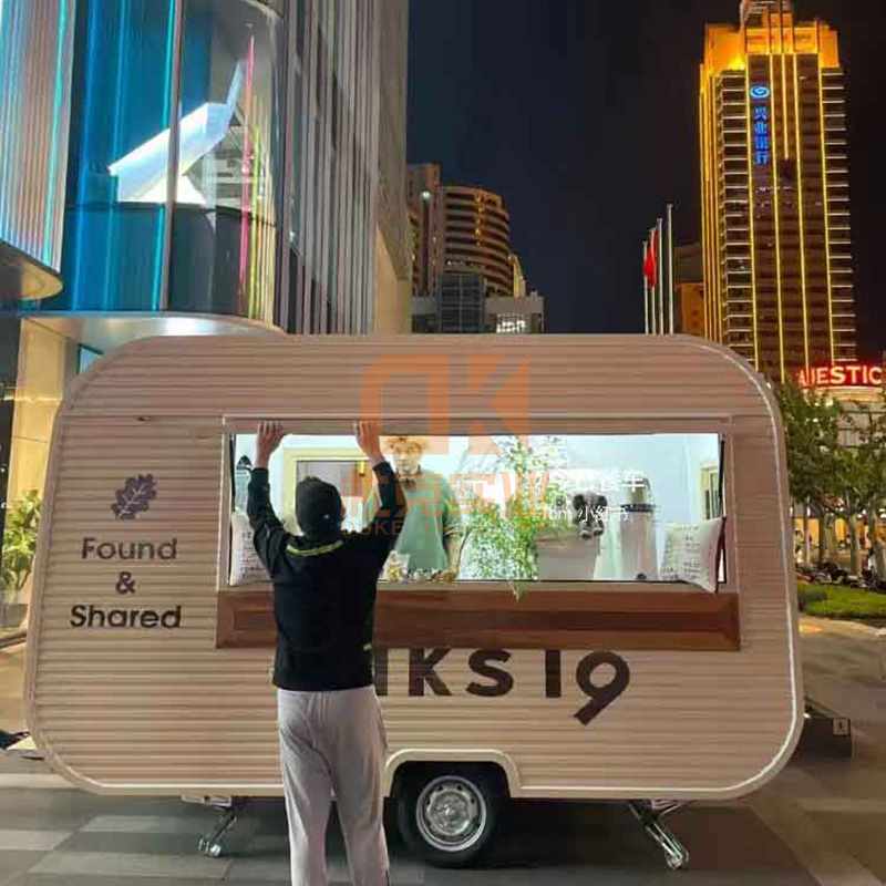 网红商业街摆摊车艺术景观美陈餐车 网红商业街摆摊车艺术景观美陈餐车