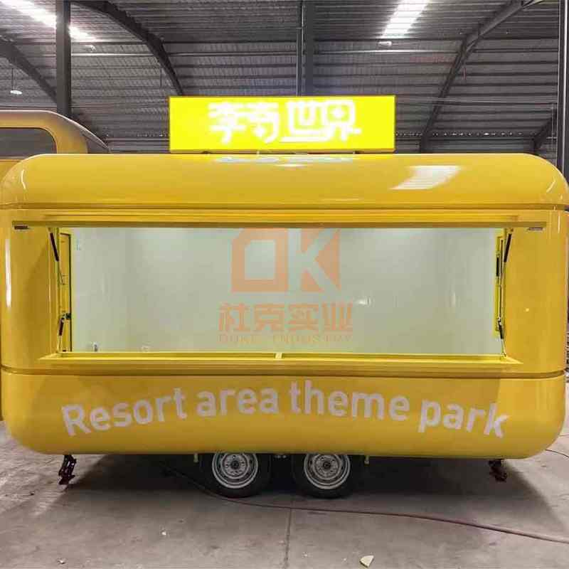 网红街景餐车户外艺术摆摊小吃车 网红街景餐车户外艺术摆摊小吃车