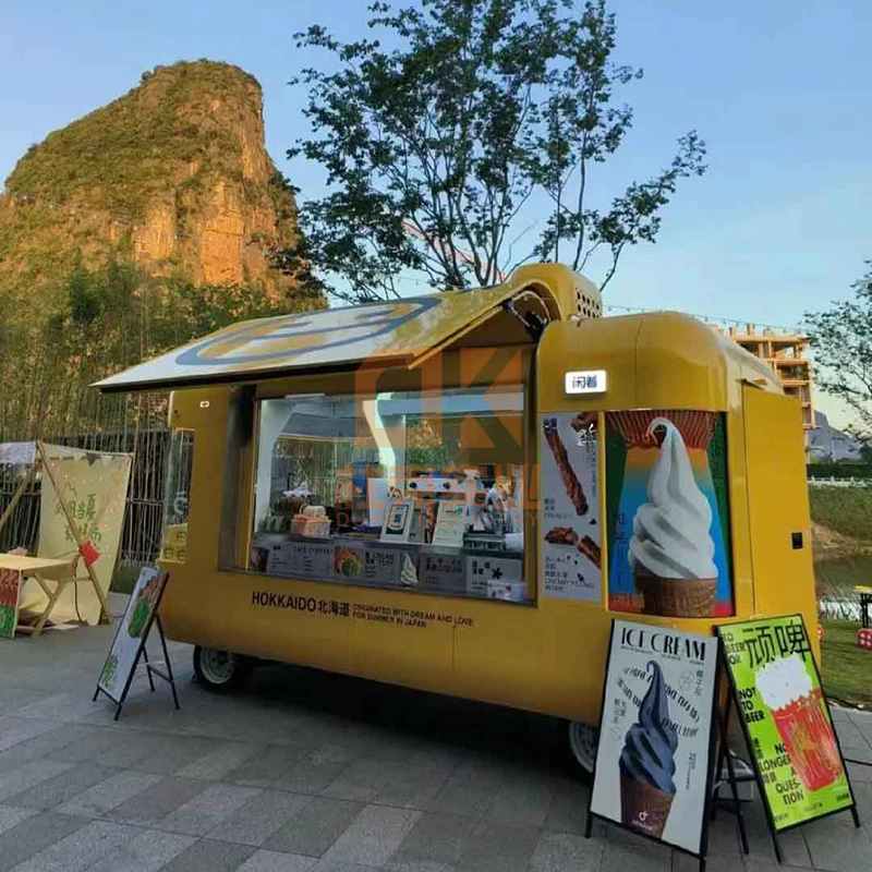 网红美陈餐车商业街区美食摆摊车 网红美陈餐车商业街区美食摆摊车