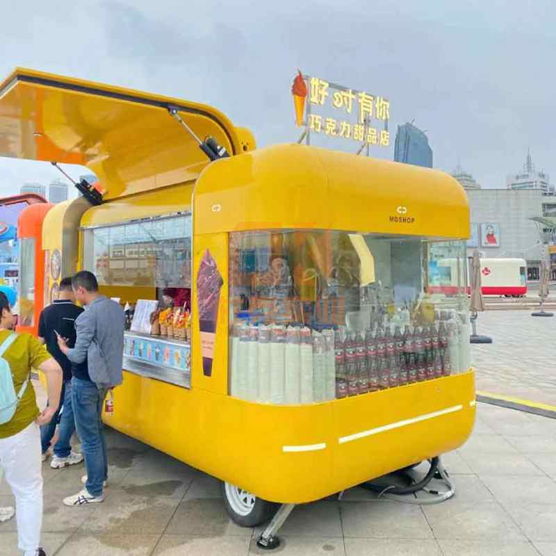商业街网红餐车美陈街区摆摊车 商业街网红餐车美陈街区摆摊车