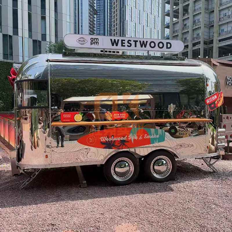 不锈钢网红街景餐车户外公园景区小吃车 不锈钢网红街景餐车户外公园景区小吃车
